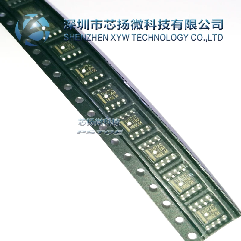 PSTQE Новый TL072CDR SOP8 TL072C SOP TL072 SMD IC Бесплатная доставка | Электронные компоненты и