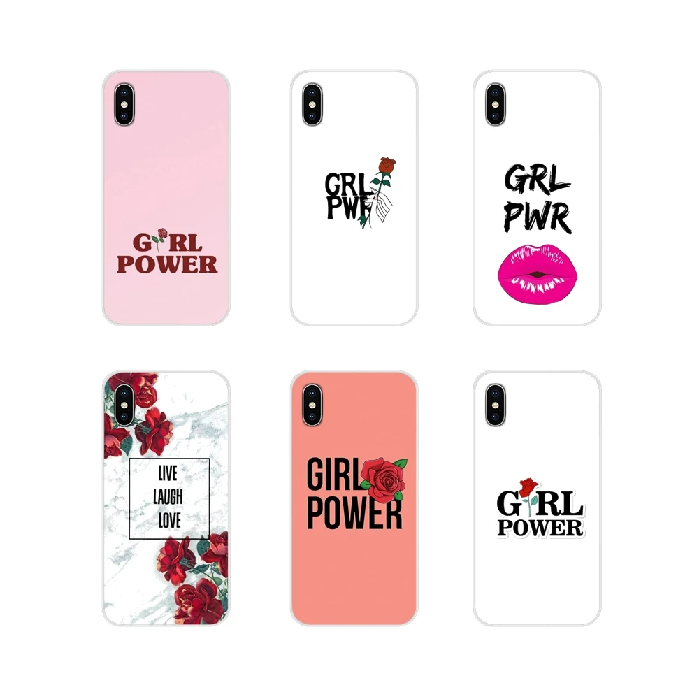For Samsung Galaxy S4 S5 MINI S6 S7 edge S8 S9 S10 Plus Note 3 4 5 8 9 girl power Accessories Phone Cases Covers | Мобильные