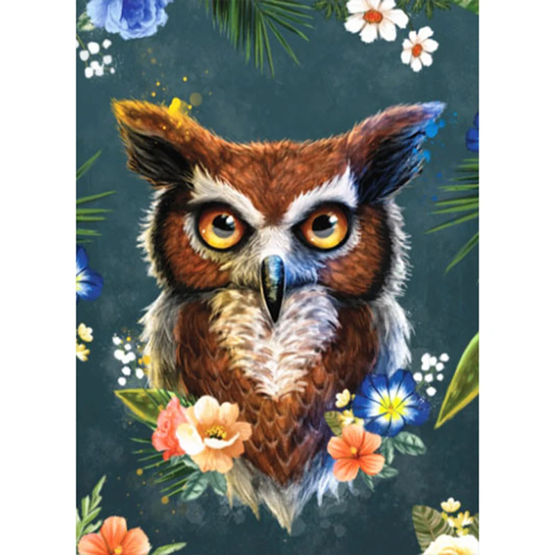 

YI BRIGHT Owl 5d Diamond Painting With Square Rhinestones Picture Diamond Embroidery Full Set Diamond Mosaic Animal Craft Kit