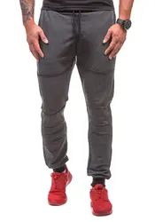 Брендовая мужская новая мода 2018 тонкий твердый Цвет рваные Для мужчин Повседневное брюки мужские брюки дизайнер Для мужчин s джоггеры Xxl