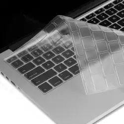2018 ультратонкие прозрачный силиконовый Клавиатура чехол ТПУ силикон протектор Пылезащитная крышка плёнки для Apple Macbook Air 13"