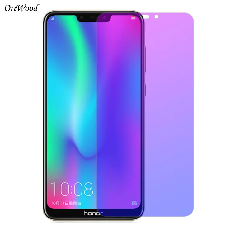 Закаленное стекло для Honor 8C 8X Max 2.5D с защитой от синего излучения полное покрытие