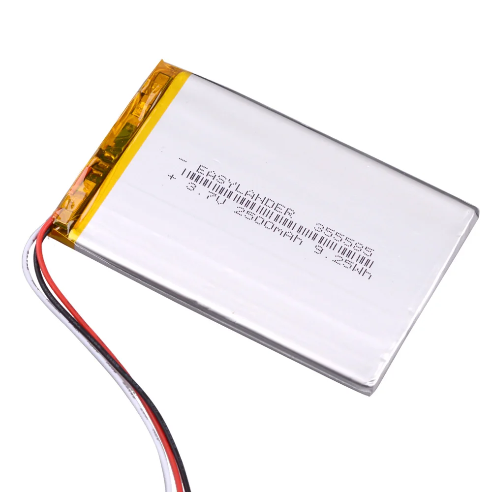 NTC 3-жильный 355585 2500mAh 3,7 V литий-полимерная аккумуляторная батарея для устройства для чтения электронных книг boox оникс 60