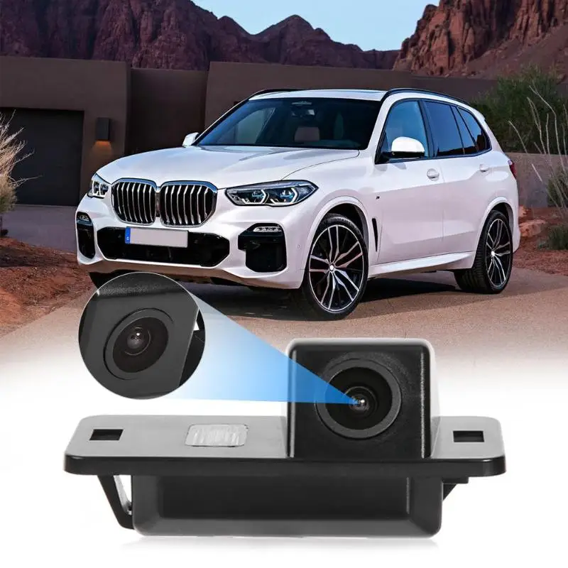 Вид сзади автомобиля Камера Реверсивный Резервное копирование Парковка IP68 Водонепроницаемый Камера для BMW 3/5/7 серии E53 E39 E46 E53 X5 X3 X6 Видеорегистраторы для автомобилей