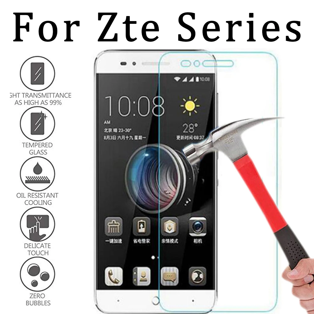 Защитное стекло для zte blade a6 glas закаленное a610 a601 a510 v7 lite axon 7 mini 6a 7v tremp защита экрана 9 h