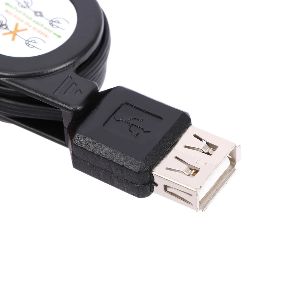 1 шт. USB 2 0 A штекер к гнезду удлинитель выдвижной кабель для синхронизации данных