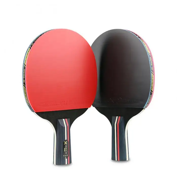 Новый Настольный теннис ракетка PingPong Paddle длинная короткая ручка прочная сумка 3 мяча XD88