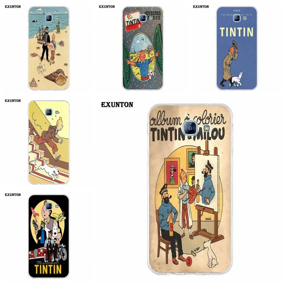 

Cartoon Tintin Poster For Xiaomi Note 3 4 Mi3 Mi4 Mi4C Mi4i Mi5 Mi 5S 5X 6 6X A1 Max Mix 2 TPU Mobile Phone Cases