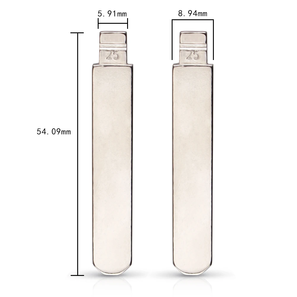 KEYYOU металлический Пустой складной сменный Автомобильный Дистанционный флип без выреза#25 HON66 ключ для Honda Accord Fit Civic City BYD ключ
