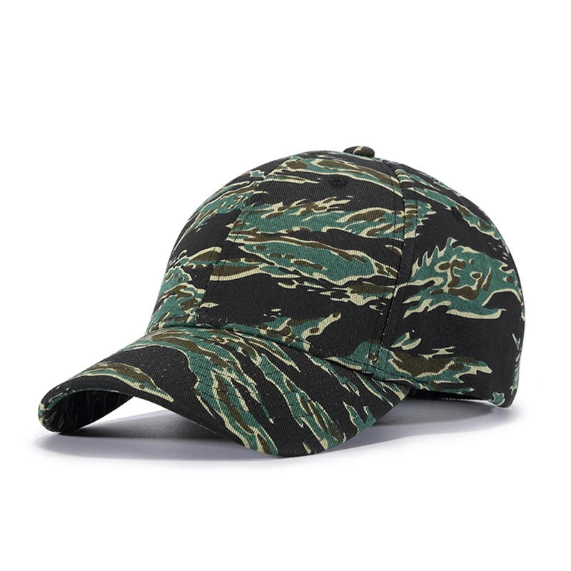 Baseball Cap Men Military Dad Hat Hip Hop Adjustable Snapback Cotton Curved Bill Sports Outdoor Summer Accessory (4)