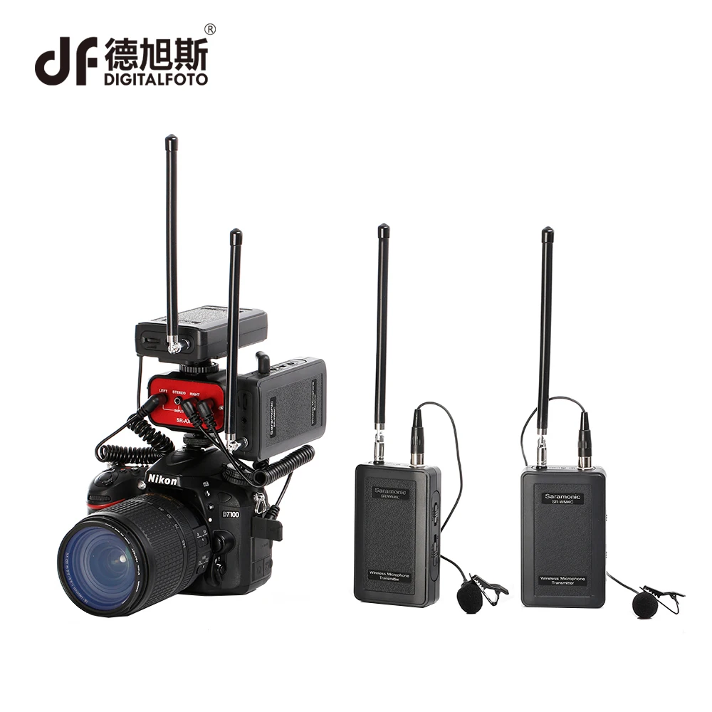 DIGITALFOTO Saramonic Wireless VHF Lavalier 2 Channel 2