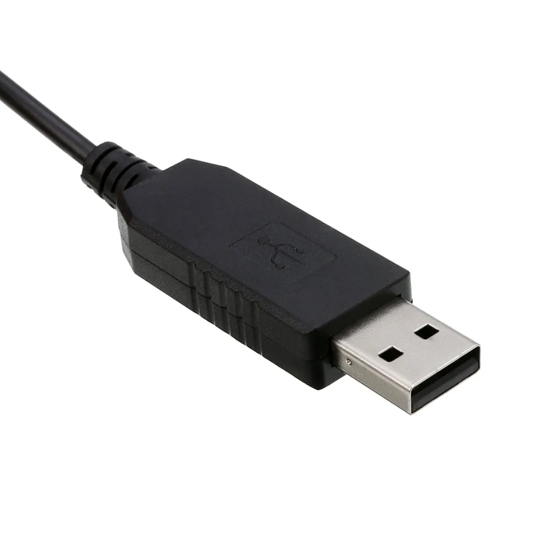 1pc DC-DC Converter Cable USB A Type Male Connector 5V to 9V/12V DC Jack 5.5*2.1mm Step-up Power Module Cable String Mayitr