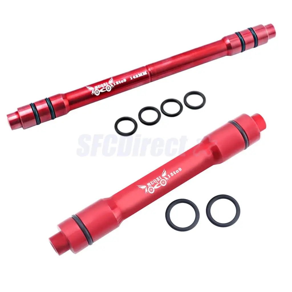 Bike Bicycle 15mm to 9mm and 12 to 9mm Thru Axle Quick Release Hub Conversion Skewer Adapters Front Wheels Adapter