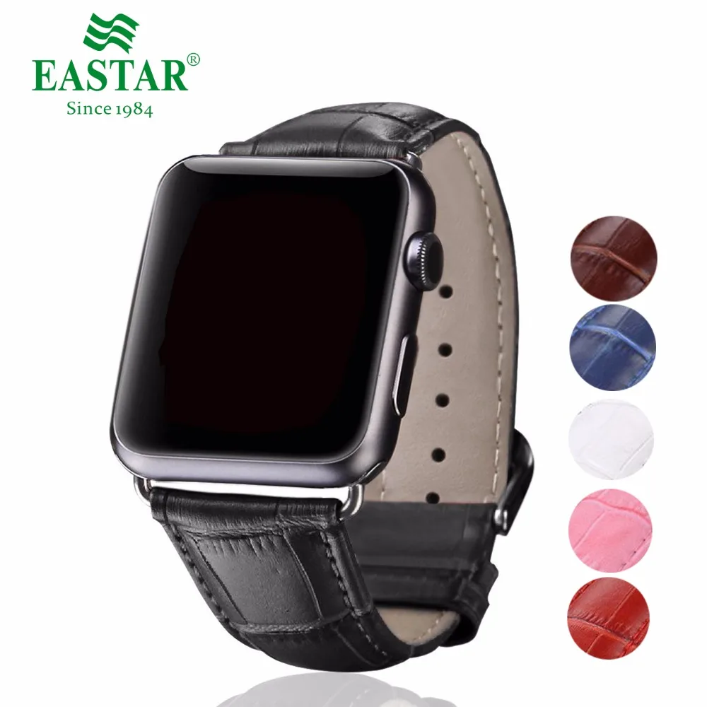 Цветной кожаный ремешок для часов Apple Watch Band Series 3/2/1 спортивный браслет 42 мм 38 iwatch