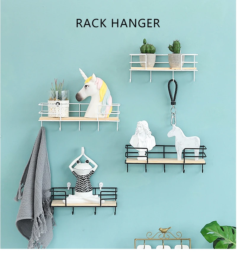 Baflect Pared De Estilo Nordico Estantes Colgantes Estante De