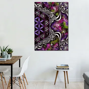 

Flower of Life By Brizbazaar HD print 1 piece ArtSailing decorative large canvas wall art paintings for living room