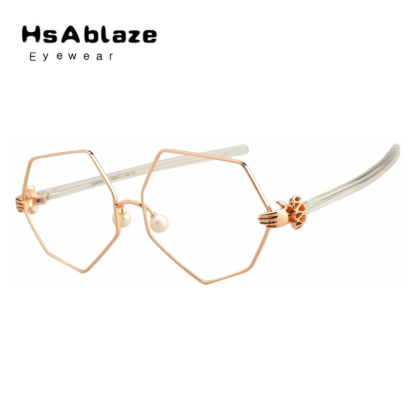 lunettes hexagone