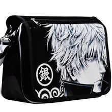 New Fashion Japan Anime Gintama Messenger Bags Shoulder Bag Cartoon Sakata Gintoki Laptop School Bag Satchels