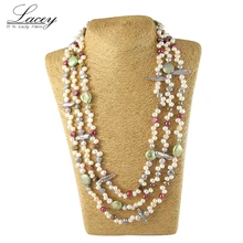 Pearl jewelry,long real natural freshwater pearl necklace wedding women,mother pearl necklace 190cm 200cm girl gifs