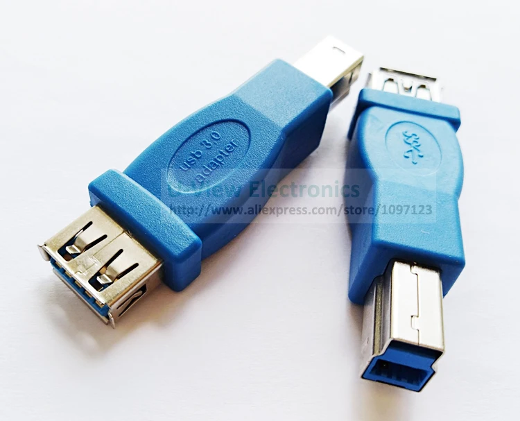 NCHTEK USB 3,0 type A Female to type B Мужской Суперскоростной адаптер штепсель-переходник/ /20 шт