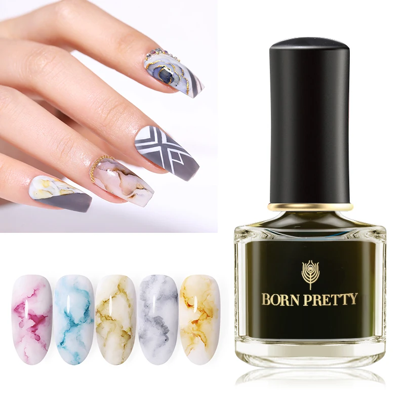 

BORN PRETTY Blossom Nail Polish 6ml Multi Color Nail Art Design Blossom Manicure Lacquer Salon Beauty Nail Art Design