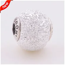 Бусины с белым кубическим цирконием Подходит для Pandora Essence браслеты 925 стерлинговые серебряные ювелирные изделия, подвески-талисманы