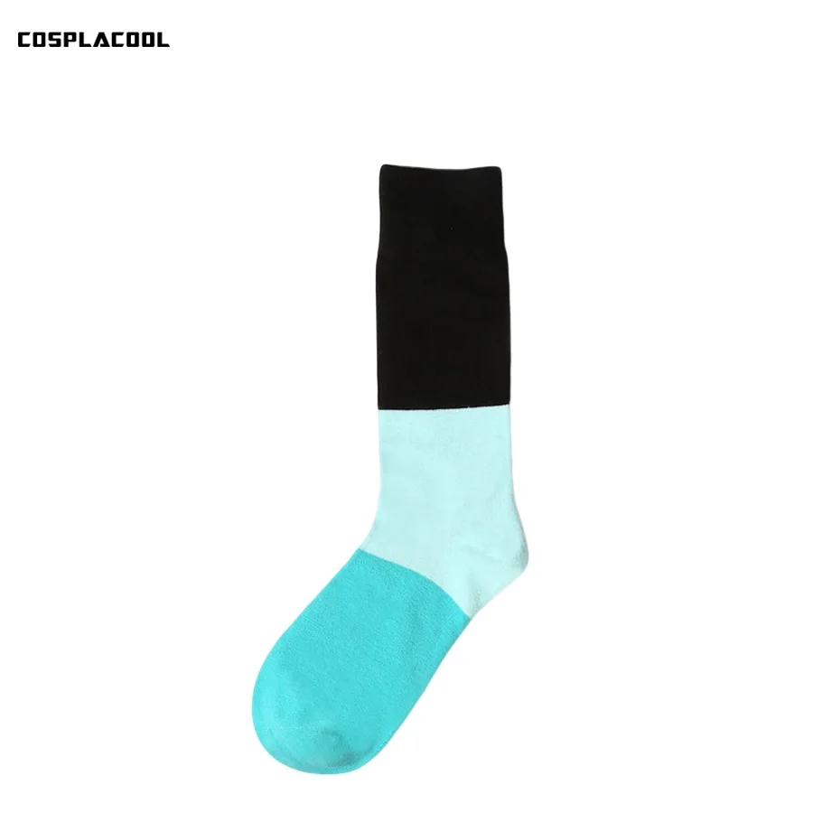 [COSPLACOOL] Новый Простой бизнес цвет повседневное happy мужские хлопковые носки в носки без пятки Sokken дышащий calcetines hombre