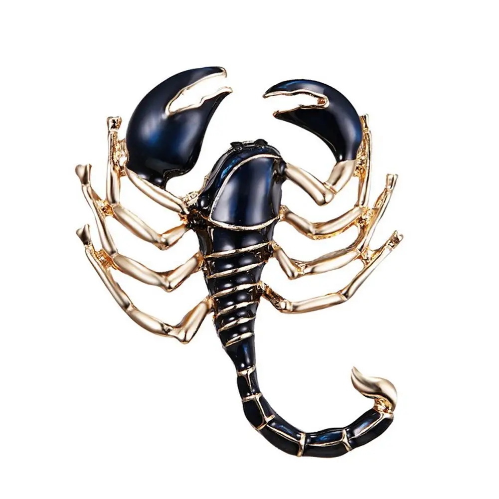 

Unisex Fashion Jewelry Clothes Badge Decor Scorpion Pattern Enamel Brooch Pin pokemon