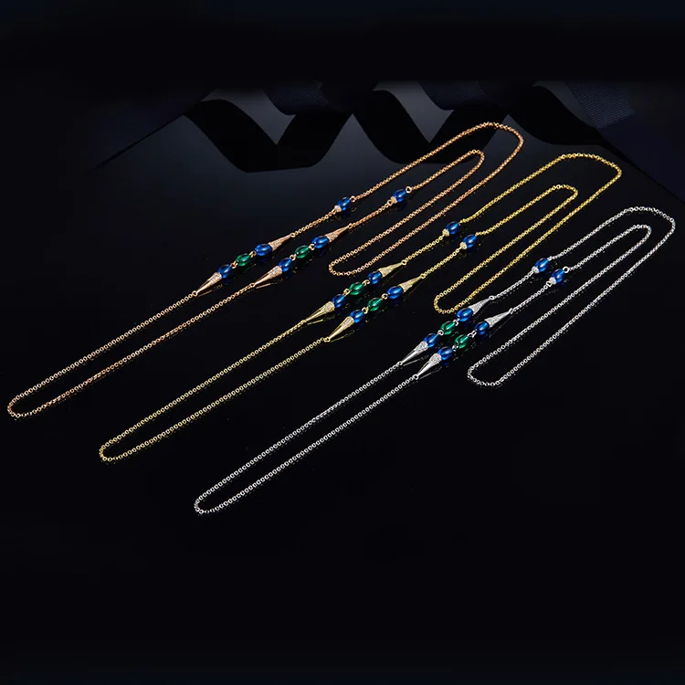 

[MeiBaPJ]Pure S925 Sterling Silver Colour Candy Necklace for Women With AAA High Quality Zircon Necklace Fine Jewelry Gift Box