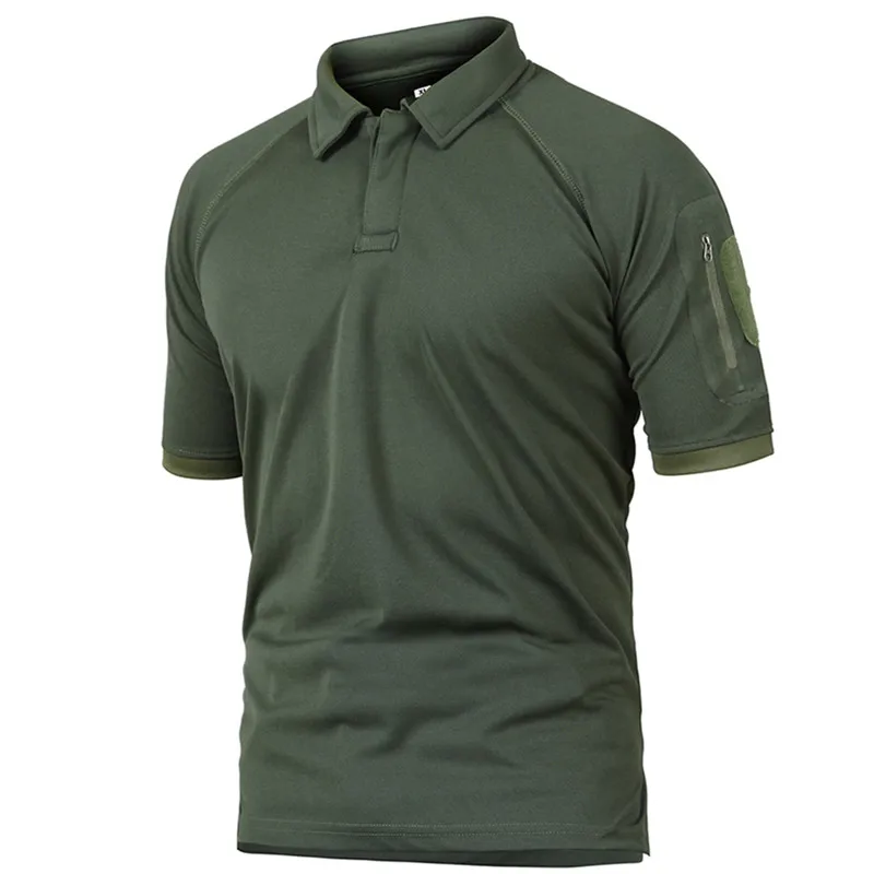 Billig Männer Schnell Trocknend Sommer Military Polo Hemd Atmungs Armee Kampf Taktische Polo Männlich Navy Blau Kurzarm Polo Shirts Männer s 5XL