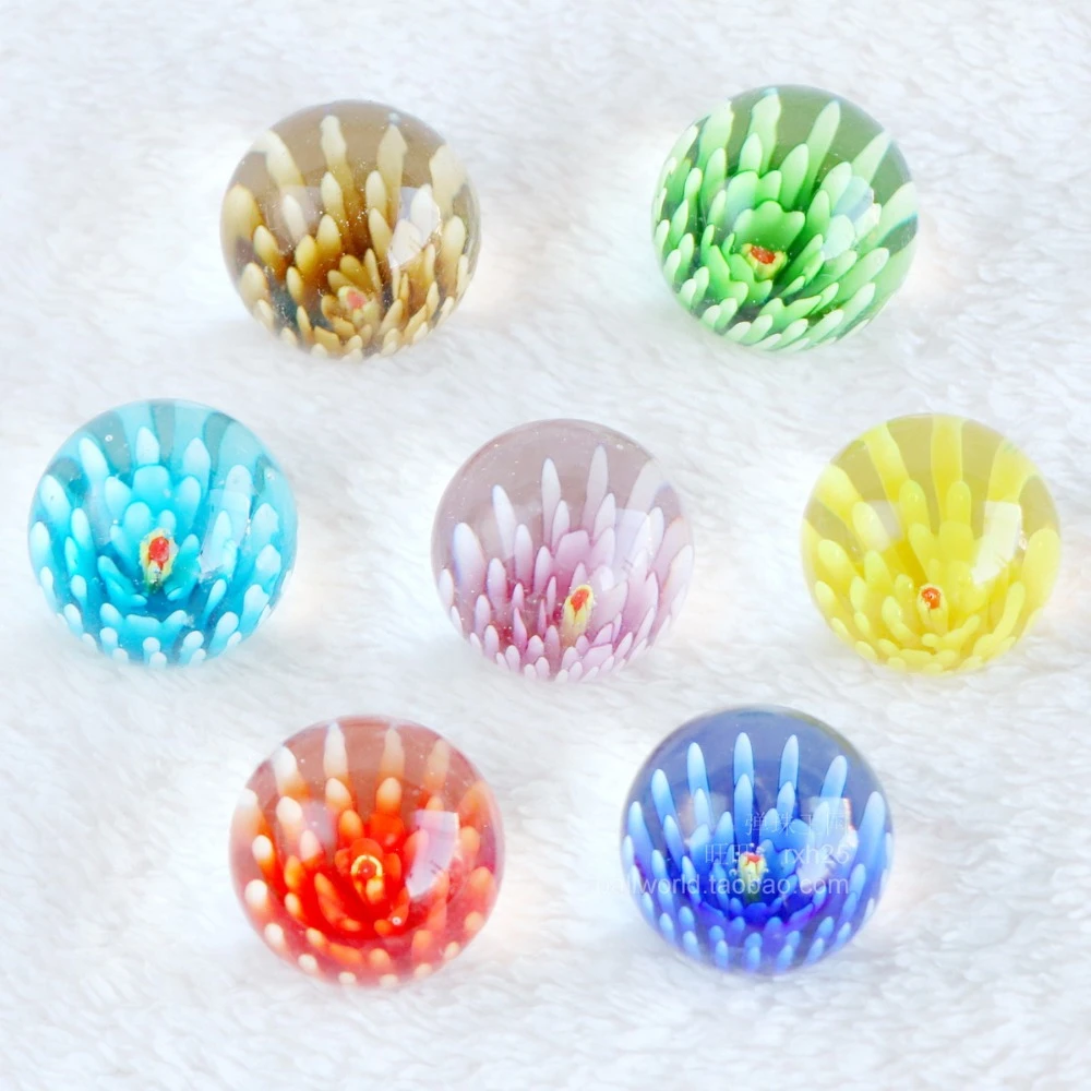 送料無料7ピース ロット花瓶水族館装飾ビー玉ガラスボール芸術と工芸品アクセサリーダブルカラー25ミリメートルビー玉 Arts And Crafts Marble Glass Ballmarble Glass Aliexpress