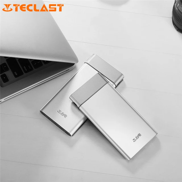 Original TECLAST T100uc s 10000mAh 2USB Quick Charge Mobile Power Bank with Digital Display