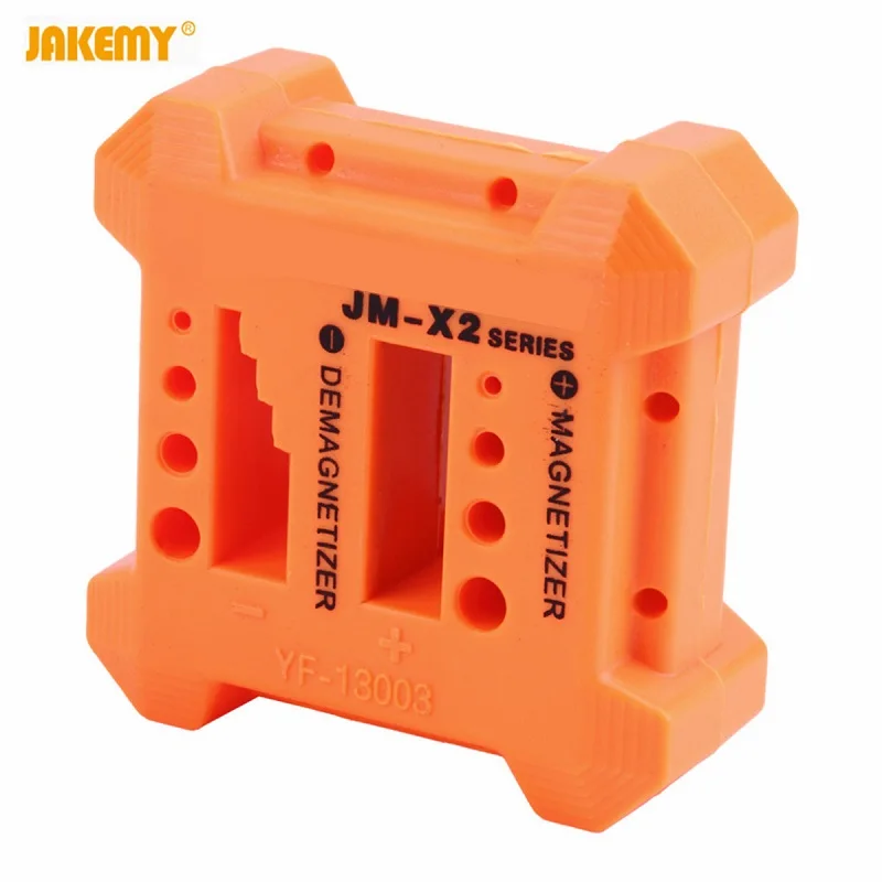 

JAKEMY JM-X2 Magnetizer Demagnetizer Tool Steel Screwdriver Tweezers Magnetic Pick Up Hand Tools Push Magnet Reducer Head Device