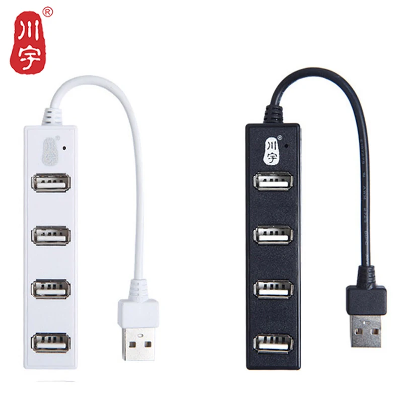 Kawau высокая скорость 4 порта USB 2 0 концентратор порт портативный разветвитель для