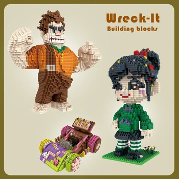 

Wreck-It Ralph design PZX new diamond block toy hot cartoon gift block