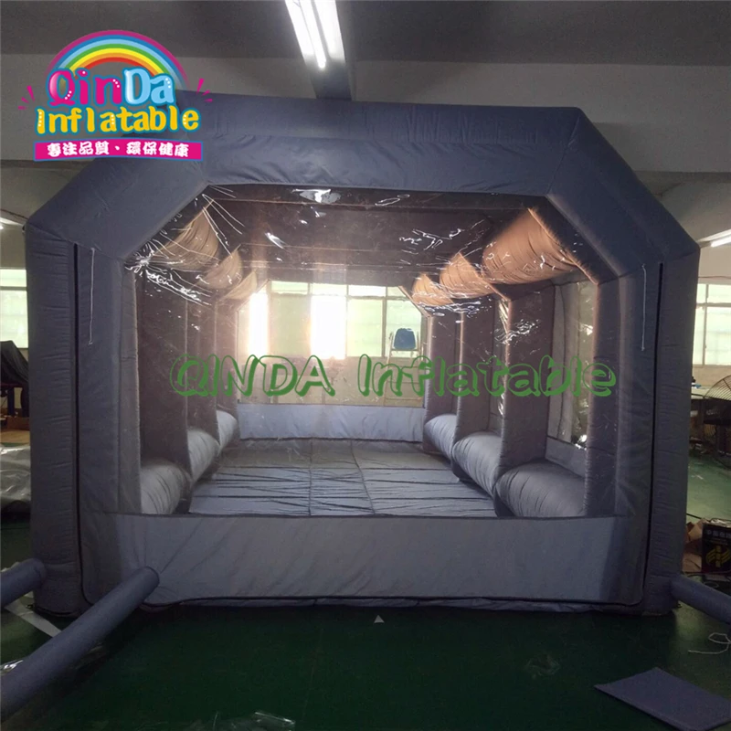  Custom 8m flitters mobile small used inflatable spray portable paint booth for car maintaining