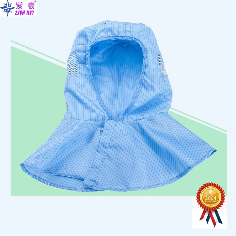 

Factory Promotion High Quality Hot-sale Electronics Restaurant Antistatic Material 0.5mm Scroll Cap /ESD Working Scarf Hat