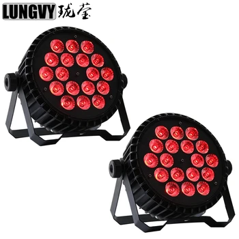 

Free Shipping 2pcs/lot 18X10W 4in1 Great Show Effect Casting Aluminum Case Led Par Light LED PAR CAN Stage Light