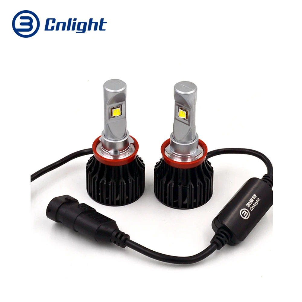 

Cnlight High Quality H11 Car LED Headlight 5000k 6500k Car Lamp bulbs 8000Lm 70W