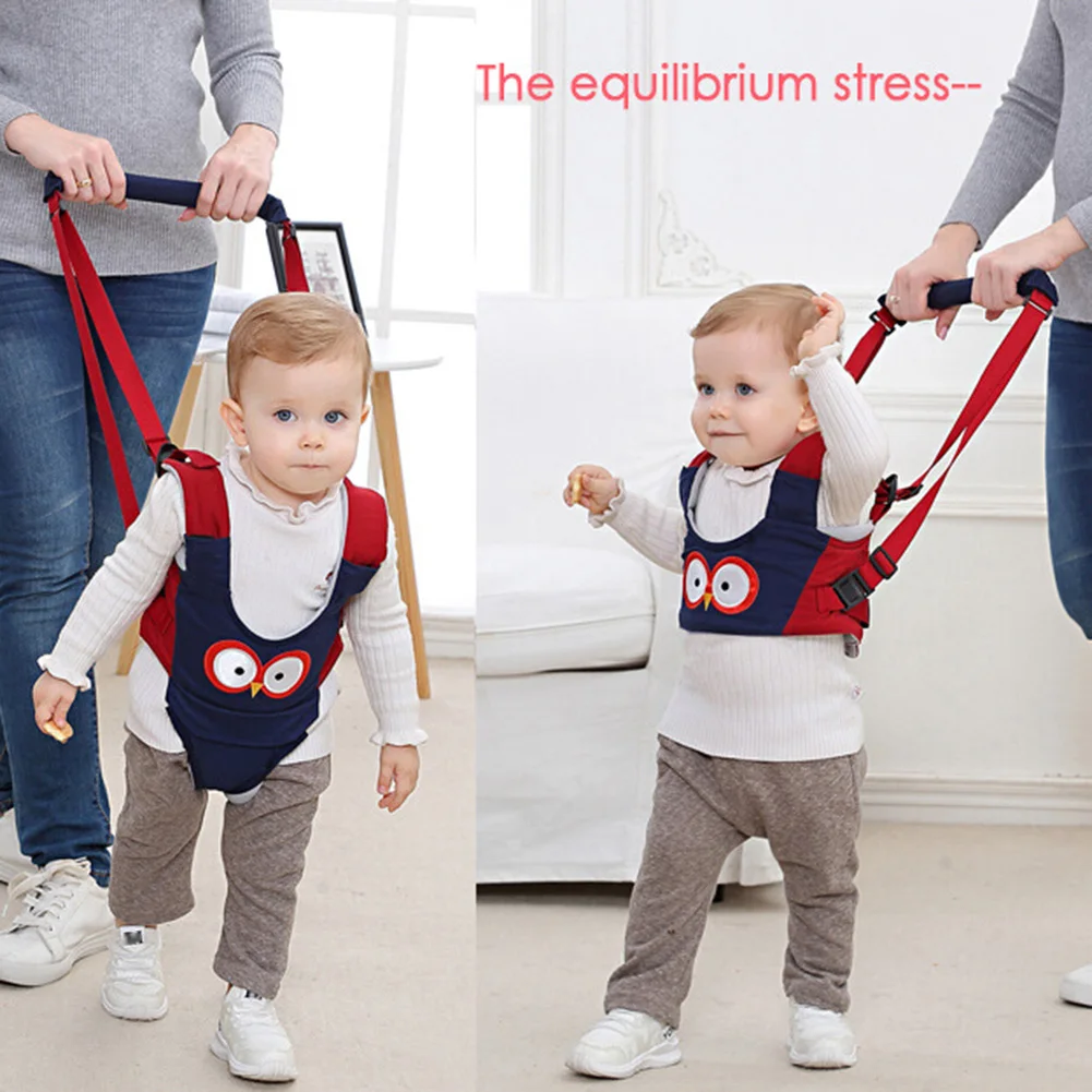 Cartoon Animal Handheld Baby Walking Helper Walker Assistant Toddler Leash Safety Belt For Kids Learning Training Walking Belt