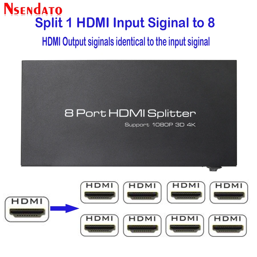 HDMI 1.4a Splitter 1x8 (8)