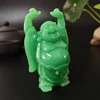 Glowing Man-made Jade Stone Chinese Maitreya Buddha Statue Sculpture For Home Garden Decoration Laughing Buddha Statues Figurine ► Photo 3/6