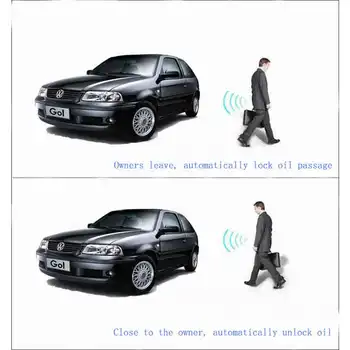 

Car alarm Car security Easy to install Ignition auto sensing mode Automatically open Safe and convenient Oil line lock EI389