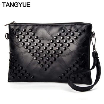 

TANGYUE Clutch Bag Female Small Women's Bag Leather Purses and Handbags Women's Shoulder Bag Messenger Crossbody Designer 2018