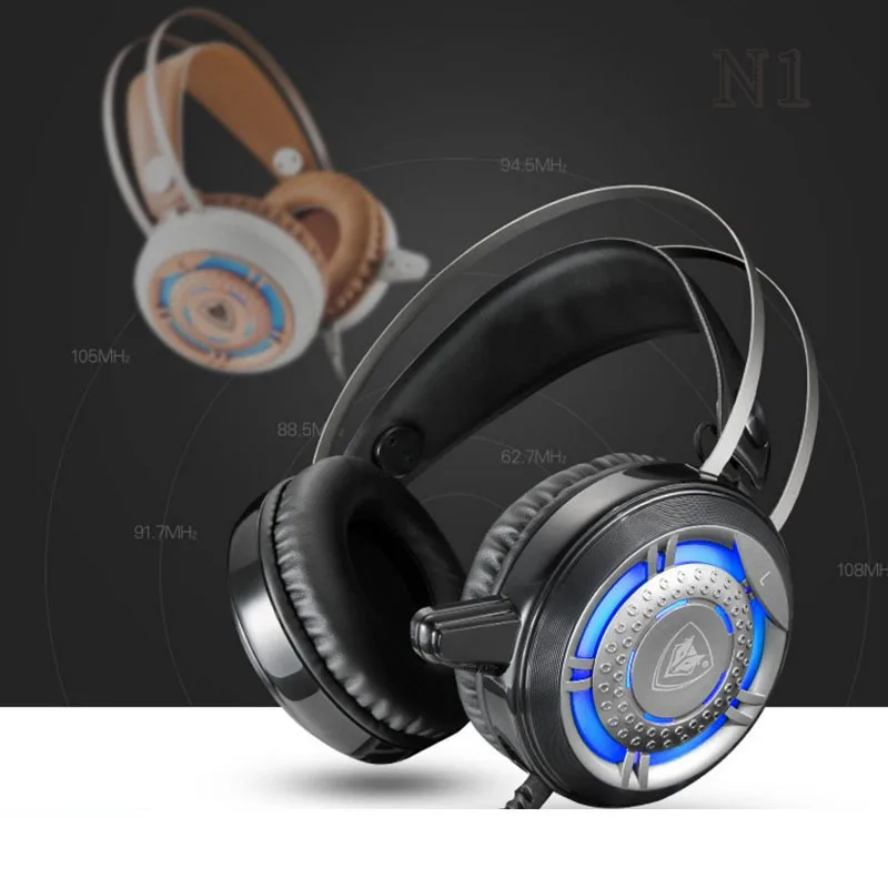 Teamyo N1 компьютерные стерео игровые проводные наушники с глубокими басами