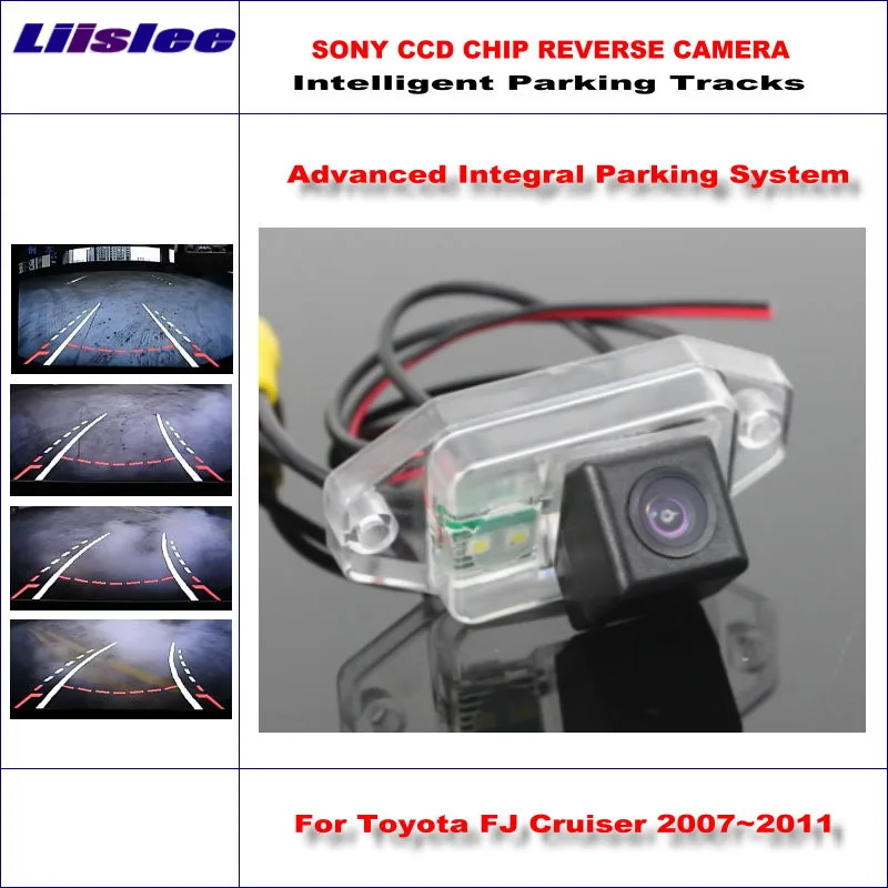 

Car Reversing Rear View Camera For Toyota FJ Cruiser 2007~2011 Intelligent Parking Tracks Backup Dynamic Guidance Tragectory