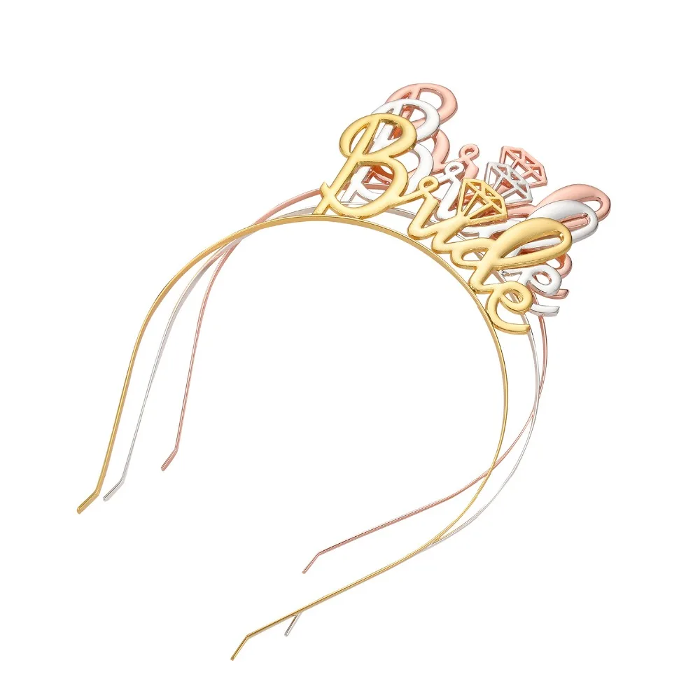 Bride Bridesmaid Tiara Crown Bride To Be Headband Girls Night Party Decoration