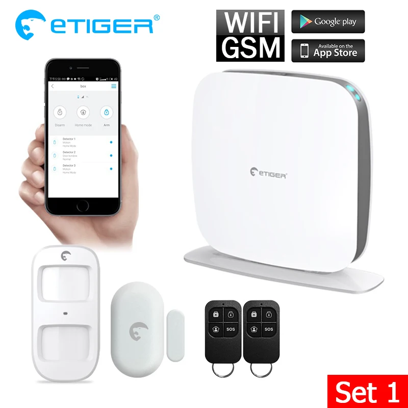 smart home security home security wifi alarm system Android/IOS APP control smart host smart home security home security wifi alarm system Android/IOS APP control smart host