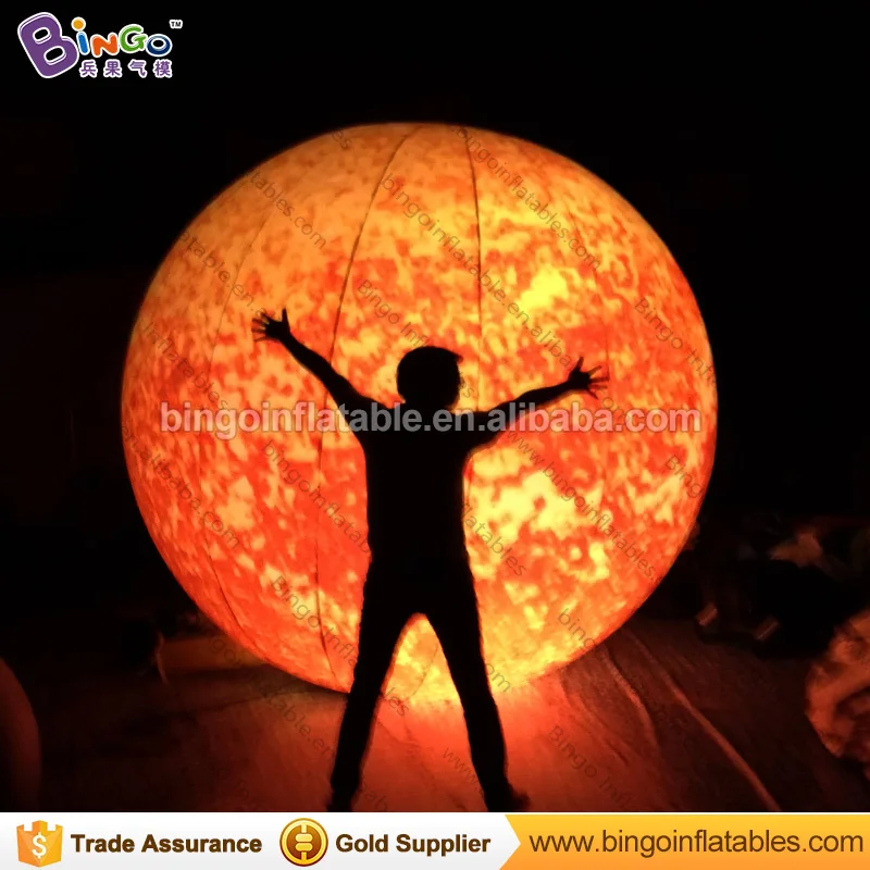 3M dia LED lighting inflatable Sun balloon high quality customized blow up type replica with blower toys | Игрушки и хобби