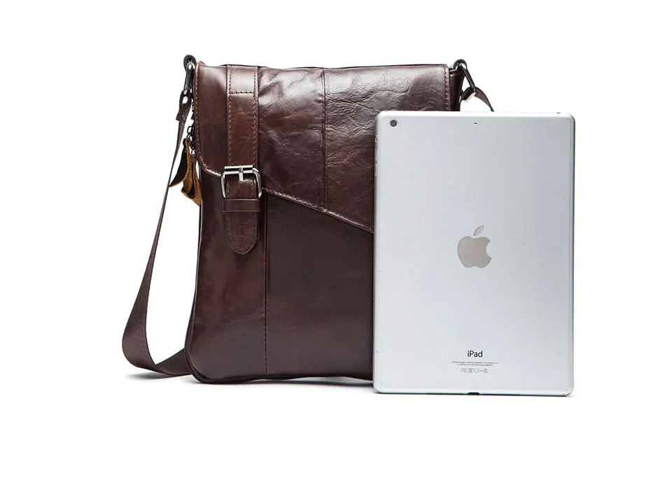 DALFR сумки-почтальонки из натуральной кожи мужская сумка через плечо 15 дюймов сумки из воловьей кожи для мужчин Винтажный стиль портфель